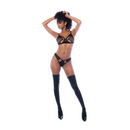 Rock Star - Ensemble Deux Pièces - L/XL - Noir Brillant