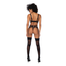 Pretty Little Rocker - Ensemble de bralette trois pièces - L/XL - Noir