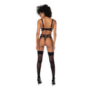 Pretty Little Rocker - Ensemble de bralette trois pièces - S/M - Noir