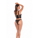 Ensemble en maille deux pièces - L/XL - Noir