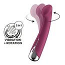 G-Spot Rotatif 1 - Vibrateur G-Spot Rotatif - Rouge