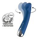 Spinning G-Spot 1 - Vibrateur G-Spot rotatif - Bleu