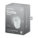Cutie Ghost - Vibrateur à air pulsé - Blanc