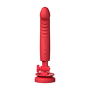 Mission 2 - Dildo à ventouse vibrant avec sens tactile - Rouge