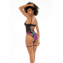 Teddy - S/M - Imprimé Fleurs Rêves Noires