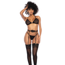 Ensemble de trois pièces - S/M - Noir