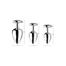 Prisme Arc-en-ciel - Plug Anal en Forme de Cœur - Moyen
