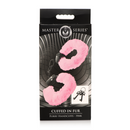 Menottes en fourrure - Menottes duveteuses - Roses