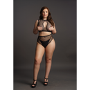 Ensemble de soutien-gorge à trou de serrure Duo Net - Grande taille
