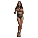 Ensemble de soutien-gorge Duo Net Key-Hole - Taille unique