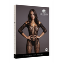 Bodystocking à manches en dentelle - Taille unique