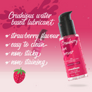 Lubrifiant à base d'eau - Saveur fraise - 1,7 oz fl / 50 ml