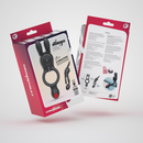 Dingo - Cockring Vibrant Double avec Télécommande - Noir