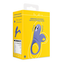 Cockring vibrant avec stimulation du clitoris - Tamiya Blue