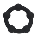 Cockring en silicone perlé - S - 30mm - Noir