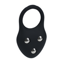 Cockring d'entraînement en silicone - L - Noir