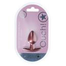 Plug anal en silicone lisse - Petit - 2,6 / 6,5 cm - Rose Gold