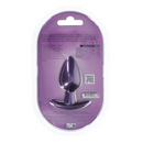 Plug anal en silicone lisse - Moyen - 3,1 / 7,9 cm - Violet métallique
