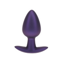 Plug anal en silicone lisse - Moyen - 3,1 / 7,9 cm - Violet métallique