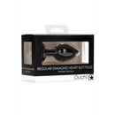 Plug Anal en Forme de Cœur en Diamant - Regular