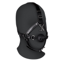 Harnais de tête avec balle respirante et crochets de nez - Noir