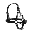 Harnais de tête avec balle respirante et crochets de nez - Noir