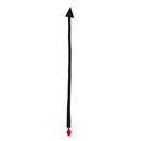 Plug Anal en Silicone Queue de Diable - Noir/Rouge