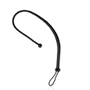 Fouet en cuir PU avec détail en nœud - Noir