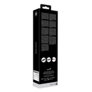 Paddle Cœurs avec Plug Anal en Métal - Noir