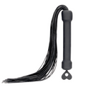 Fouet en silicone pour débutants - Noir