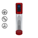MegaLift - Pompe à pénis automatique étanche - Rouge métallisé