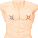 Collier de serrage à vis 4 voies - Argent