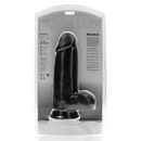 Extra Épais Droit avec Boules 9 / 23 cm - Noir