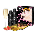 Massage Corps à Corps - Vin Pétillant aux Fraises - 2 Pièces de 7,6 fl / 225 ml