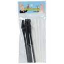 Pailles pour Couples - Noir et Blanc