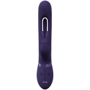 Mika - Triple Moteur - Rabbit Vibrant avec Stimulateur Innovant de Point G à Battement - Violet