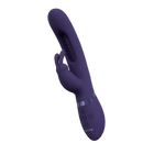 Mika - Triple Moteur - Rabbit Vibrant avec Stimulateur Innovant de Point G à Battement - Violet