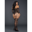 Fishnet Teddy Bodystocking - Plus Size