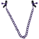 Chained Up - Pinces à tétons - Violet