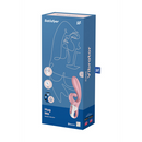 Hug Me - Vibrateur Lapin avec Embout en Forme de Langue pour la Stimulation du Clitoris - Rose