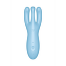 Threesome 4Plus - Vibromasseur à poser avec application - Bleu