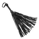 Fouet en daim cuir - Noir