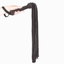 Fouet en daim cuir - Noir