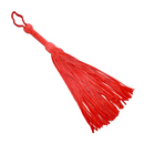Fouet en daim cuir - Rouge