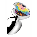 Prisme Arc-en-ciel - Plug Anal en Forme de Cœur - Petit