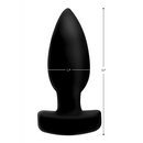 Plug anal vibrant lisse avec télécommande