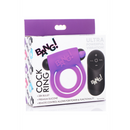 Cockring en silicone et bullet avec télécommande