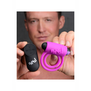 Cockring en silicone et bullet avec télécommande