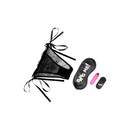 Power Panty - Culottes en dentelle, vibromasseur bullet et masque.