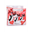 Set de plugs anal Red Gem avec clochettes